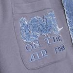 Брюки Honor The Gift Denim Sweatpant 'Grey' - фото 3