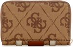 Кошелек GUESS Erenia Medium Zip Around, Latte Logo - фото 2