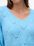 Вязаный свитер цвета Airy Blue Vero Moda - фото 6