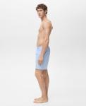 Мужские плавки из ткани сирсакер MANGO, Sky Blue - фото 6