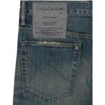 Джинсы с принтом и потертостями Yohji Yamamoto, индиго - фото 8