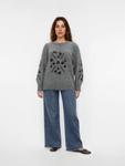 Свитер Vero Moda Curve JUTA, серый - фото 3