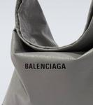 Кожаная сумка через плечо Balenciaga, Bal Grey/L Black - фото 6