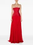 Макси-платье с корсетной шнуровкой Araftu, красный - фото 2