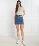 Футболка женская Tommy Jeans облегающего кроя, бежевый - фото 2