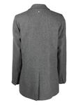 Lorena Antoniazzi однобортный меланжевый блейзер, серый - фото 2