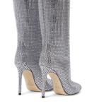 Замшевые сапоги с декором Paris Texas, Diamond - фото 3