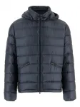 Стеганая куртка с капюшоном Herno, синий - фото