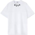 Футболка с принтом логотипа MSGM, белый - фото 3