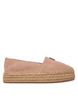 Эспадрильи Suede Platform Espadrille FW0FW08586 Tommy Hilfiger, бежевый - фото