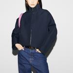 Куртка женская Gucci Acetate Gabardine, темно-синий - фото 4