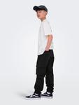 Тканевые брюки ONLY & SONS Junior, черный - фото 4