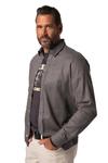 Рубашка на пуговицах классического кроя JP1880, Grey - фото 2
