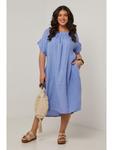 Платье до колена Curvy Lady, светло-синий - фото 2