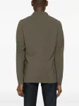 Однобортный пиджак Herno, зеленый - фото 4