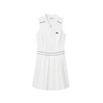 Женское платье без рукавов LACOSTE, белый - фото