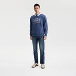 Свитшот мужской Lee, синий - фото 4