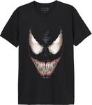 Футболка Venom (Marvel) Venom Smile, черный - фото