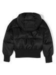 Moschino Kids пуховик с вышитым логотипом, черный - фото 2