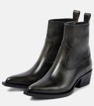 Кожаные ботинки до щиколотки Golden Goose, черный - фото 4