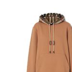 Свитшот женский Burberry с капюшоном, коричневый - фото 5