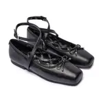 Собранные кожаные балетки Michael Kors, черный - фото 2