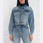 Укороченная джинсовая куртка Patrizia Pepe, синий - фото