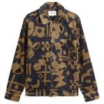 Вельветовая рубашка Rockley shapes Wax London, темно-синий/хаки - фото