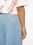 Джинсовые шорты со складками KENZO, синий - фото 5