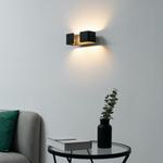 Настенная лампа KOSILUM, 23,5x23,5x8 см, черный - фото 4