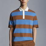 Весна-Лето 2022 Поло Мужская Синяя Moncler - фото 3