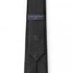 Галстук с монограммой и градиентом Louis Vuitton, серый - фото 4