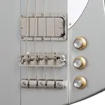 Бас-гитара Epiphone Thunderbird '64 4-струнная с чехлом - Серебристый туман - фото 4
