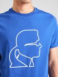 Футболка Karl Lagerfeld, Royal blue - фото 3