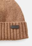 Шапка Barbour CARLTON BEANIE HAT, Military Brown/Beige - фото 4