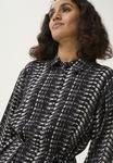 Платье Kaffe Shirt dress, Black White Elephant Graphic/Black - фото 3