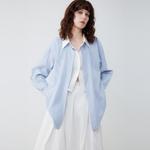 ELLE Рубашка Women's Blue Lapel - фото 3