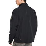 STONE ISLAND Куртка на молнии с логотипом на нашивке, Black - фото 3