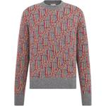 DIOR Свитер мужской серый - фото