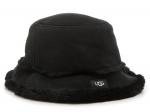 Панама UGG Sheepskin Bucket Hat, черный - фото