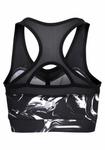 Спортивный топ LASCANA ACTIVE Black Marble, черный - фото 3