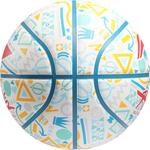 LINING Мяч баскетбольный универсальный размер 5 детский белый rubber - фото 9