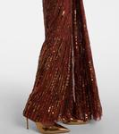 Платье Zola с пайетками Jenny Packham, бронзовый - фото 6