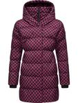 Пуховик ragwear Niara Print, фуксия - фото