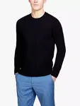 Джемпер SISLEY Slim Fit Crew Neck Cotton Blend, черный - фото