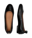 Балетки кожаные Boss Dasy, черный - фото 4