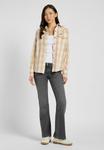 Блуза Lee Button-down blouse, Khaki Plaid/Brown - фото 2