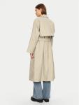 Пальто прямого кроя 00040WL546 Calvin Klein, бежевый - фото 3