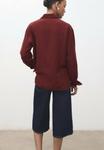 Блуза Mango Button-down blouse, Dark Red - фото 2
