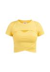 Футболка myMo Print T-shirt, Hellgelb/Light Yellow - фото 5